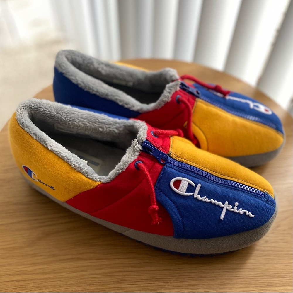 CHAMPION University Come Together House Zip Men Slippers - Size 12